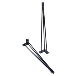 I-Semble 3-Rod Hairpin Table Legs W/Adjustable Feet, 4-Pack, Black -Carpentry Shop 87620 06 1000 1