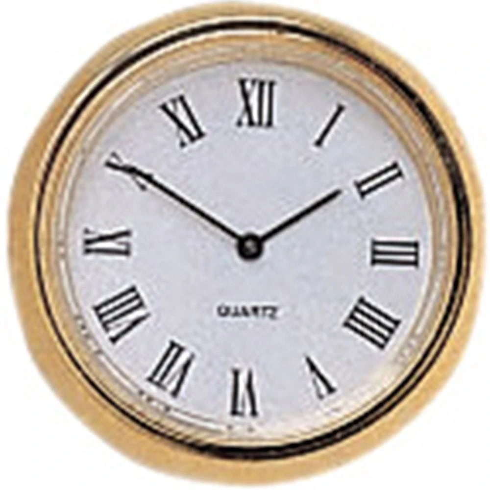 Mini Quartz Clock Fittings With White Black/Roman Numerals 3 Mini Quartz Clock Fittings With White Black/Roman Numerals - Image 2