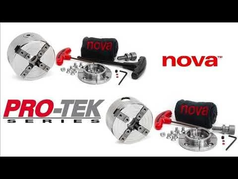 Nova 48293 Pro-Tek G3 Chuck Bundle With 2'', 4'' And Pin Jaws, 1''x 8 TPI Direct Thread 5 Nova 48293 Pro-Tek G3 Chuck Bundle With 2'', 4'' And Pin Jaws, 1''x 8 TPI Direct Thread - Image 3
