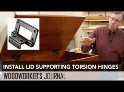 Lid-Stay Torsion Hinge Lid Support, Satin Nickel