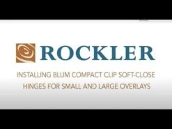 Blum 110° Compact Clip Soft-Close Hinges For Face Frame, Larger Overlays