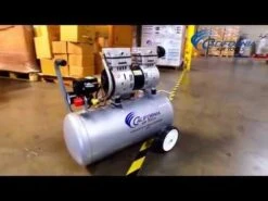 California Air Tools Ultra Quiet Air Compressor 8010A, 1HP, 8-Gallon Aluminum Tank -Carpentry Shop hqdefault 158 9