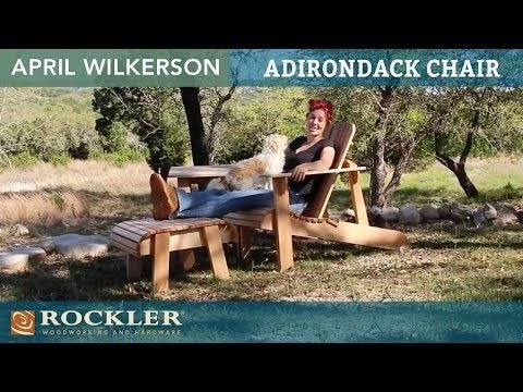 Rockler Classic Adirondack Chair Plan With Templates 9 Rockler Classic Adirondack Chair Plan With Templates - Image 7