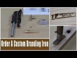 Custom Branding Iron Standard Plus - 24 Styles Available -Carpentry Shop hqdefault 22 55