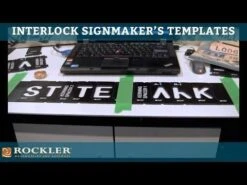 Rockler Interlock Signmaker's Template Kits, State Park Font -Carpentry Shop hqdefault 22 74