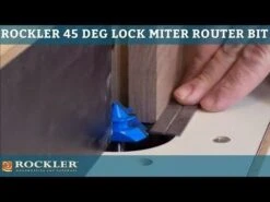 Rockler 45° Lock Miter Router Bits - 1/2'' Shank -Carpentry Shop hqdefault 31 27