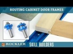 Rockler 2-Pc. Rail/Stile Shaker Cutter Router Bit Set - 1/2" Shank 7 Rockler 2-Pc. Rail/Stile Shaker Cutter Router Bit Set - 1/2" Shank -Carpentry Shop hqdefault 34 10