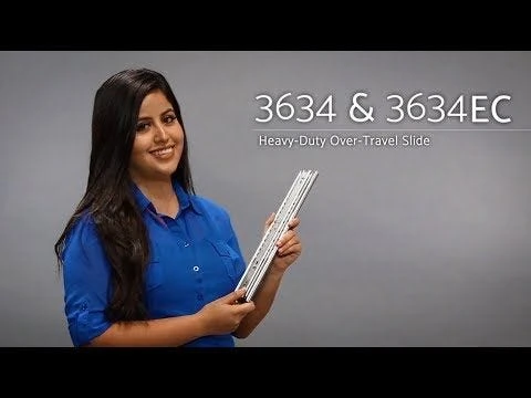 Accuride 3634 200-lb. Over-Travel Drawer Slides 5 Accuride 3634 200-lb. Over-Travel Drawer Slides - Image 3