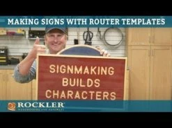 Rockler Interlock Signmaker's Template Kits, State Park Font -Carpentry Shop hqdefault 91 2