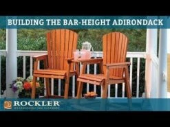 Rockler Bar Height Adirondack Chair Plan With Templates -Carpentry Shop v2bibg2mcv4