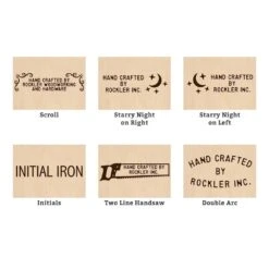 Custom Branding Iron - 16 Styles Available! 14 Custom Branding Iron - 16 Styles Available! -Carpentry Shop wood branding irons groupb2